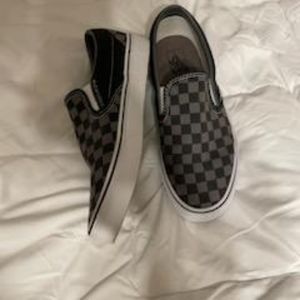 GREY & BLACK VANS